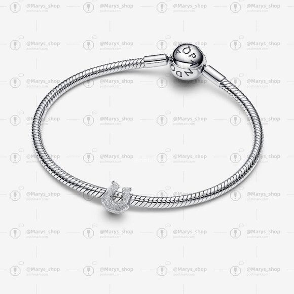 Pandora Textured Horseshoe Mini Charm - Picture 3 of 6